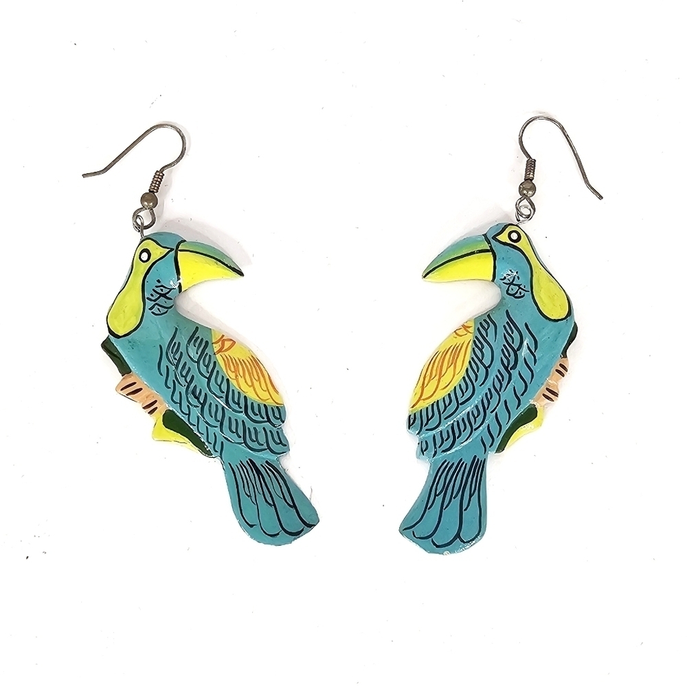 Vintage Parrot Earrings